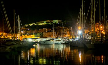 gaetas hamn natt