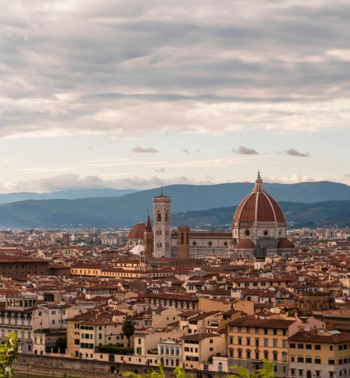 Privatresor panorama florens toscana italien
